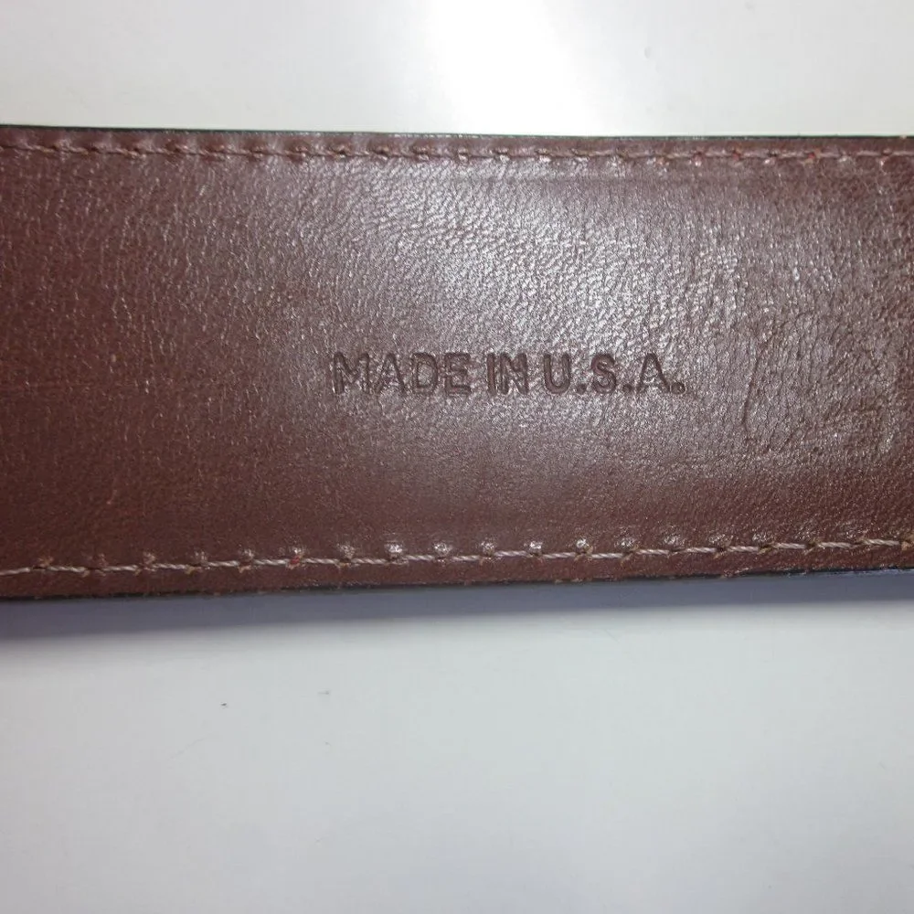 Dooney & Bourke Womens Vintage Red Leather Belt Size 30 28- 30